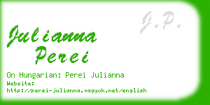 julianna perei business card